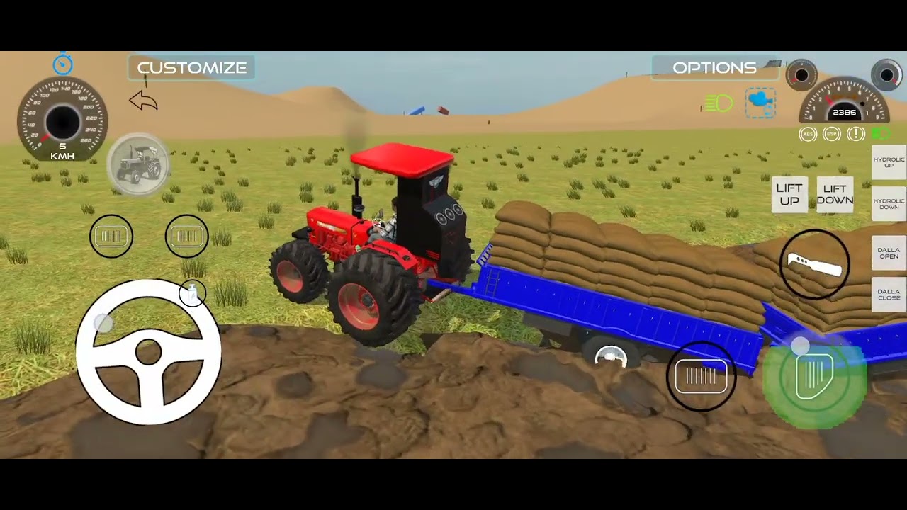 Mahindra 265 4×4 Mission Dabal Trolley Dhan Khatarnak Loding Power Of mahindra 🔥 #srgamingking 