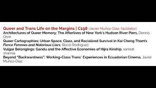Queer and Trans Life on the Margins (audio recording)