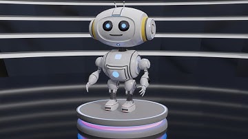 Create a Cute Robot Character in Blender - 3D Modeling Tutorial