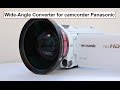 Wide-Angle Converter, широкоугольный конвертер для видеокамеры Panasonic