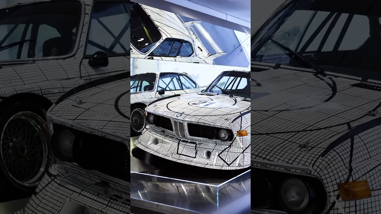 BMW E9 может быть и таким. Потрясающий арт-кар от Фрэнка Стеллы🔥 #bmw # ...