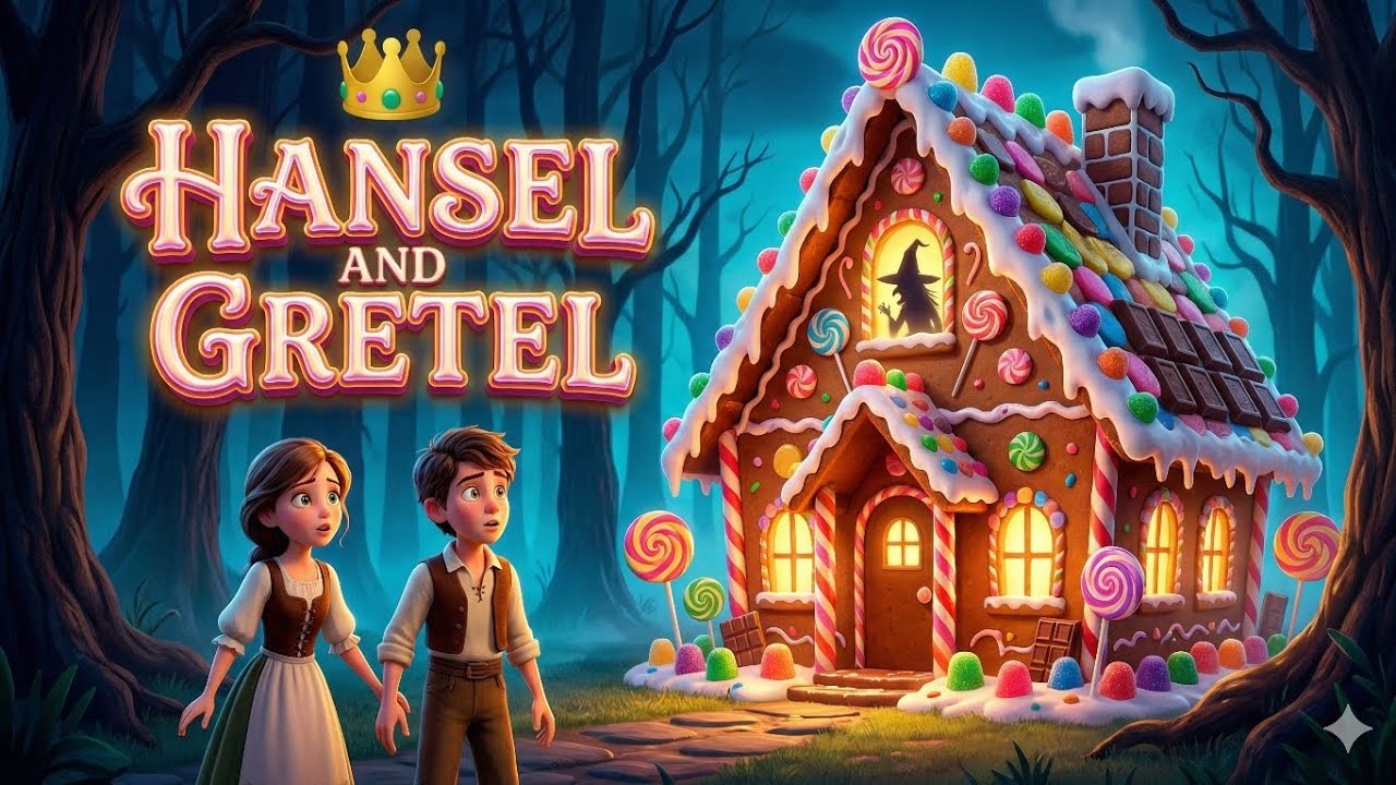 Trapped in the Candy House! 🍭😱 Hansel and Gretel's Scary Escape from the Witch! |English Fairytales