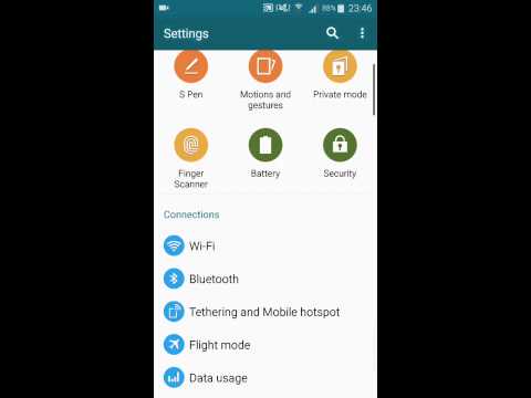 How to enable download booster on Galaxy Note 4