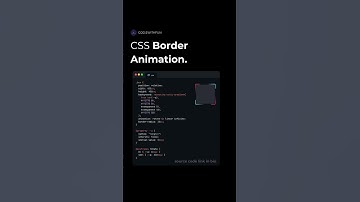Unique Border Animation using CSS 🤩🤩🤩 #webdevelopment #css #shorts