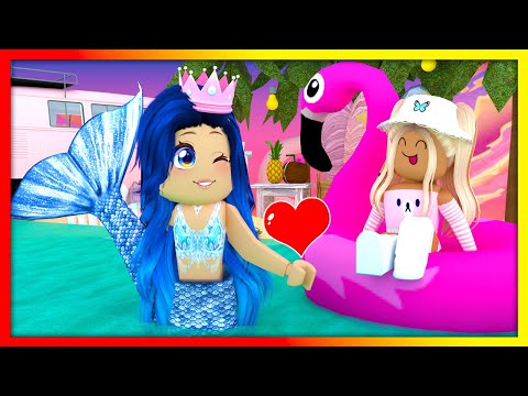 GÜZEL DENİZ KIZI KÜÇÜK KIZI KÖTÜLERDEN KURTARDI 🥰 🧜‍♀️ ROBLOX HİKAYE | KÜBRA NİSA HAN KANAL