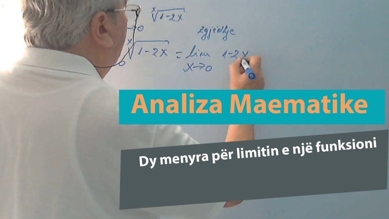 Ushtrime nga Analiza Matematike për shkollën e lartë /Dy menyra per limitin e një funksioni.