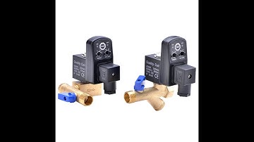 COMBO Jorc Type Air Compressor Timer Electronic Automatic Auto Drain Valve 110V 115V 220V 230V AC