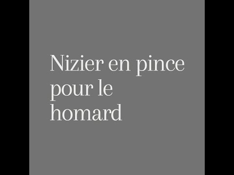 2 avril : Nizier et le homard