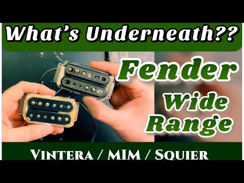 Look Inside Wide Range Humbuckers - Vintera, MIM 2016, Squier & Should I open my CuNiFe? Comparison