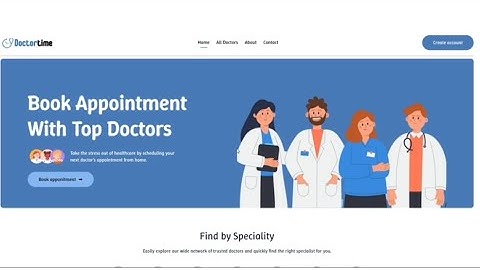 Doctortime – Online Doctor Appointment Platform | CS50x Final Project | React, Node.js, MongoDB Demo
