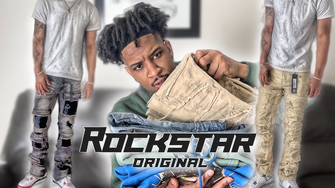 HUGE ROCKSTAR DENIM CLOTHING TRY ON HAUL 