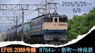 EF65 2088号機・8764レ～新町～神保原
