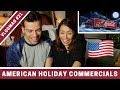 🇬🇧BRITISH REACT TO AMERICAN CHRISTMAS TV COMMERCIALS! 🇺🇸 | VLOGMAS DAY 21