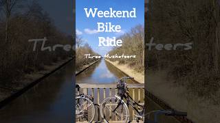 Three Musketeers on a weekend morning bike ride. #netherlands #cycling  #weekendvibes #kannadavlogs