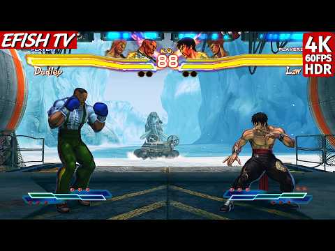 Dudley & Paul vs Law & Guile (Max Difficulty) - Street Fighter X Tekken
