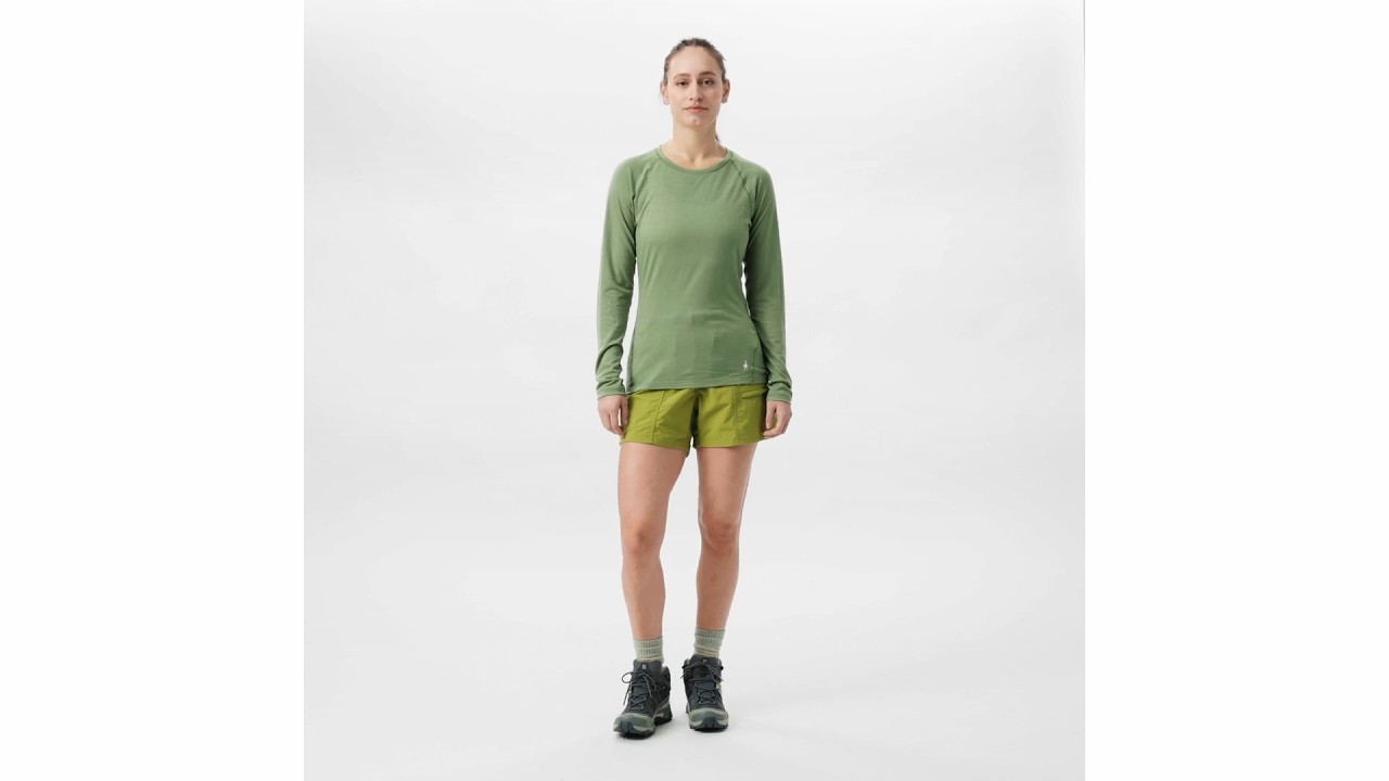 Preview of Smartwool Classic All-Season Merino Long-Sleeve Base Layer Top - Women's Video