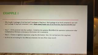 6th Grade Math - Multi-step Word Problems - CUBES