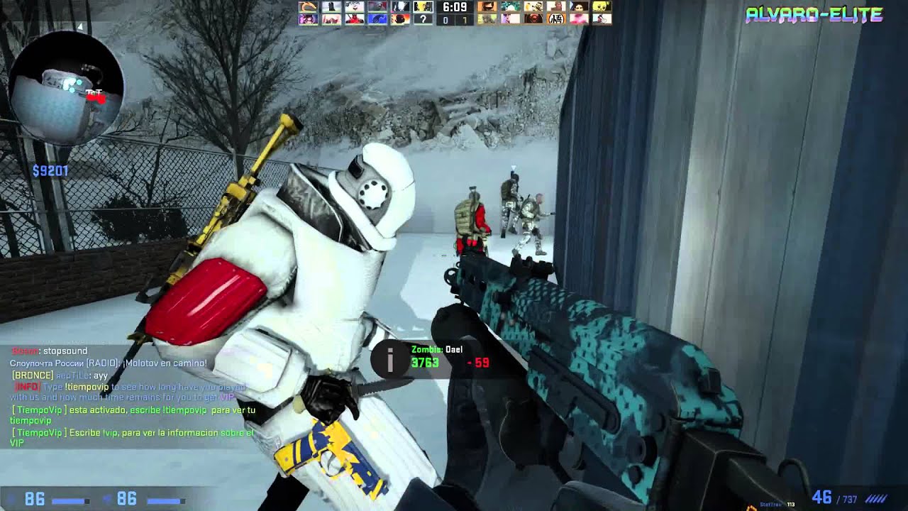 EL DÍA DEL LAG EXTREMO! CSGO Zombie Escape Mod ze siberia1990