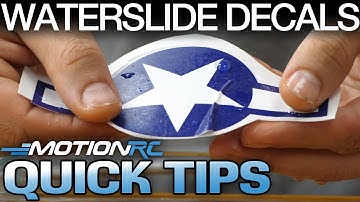 How to Apply Waterslide Decals | Quick Tip | Motion RC
