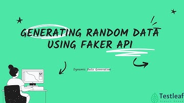 Dynamic Data Generation with Faker API in Selenium Java Automation