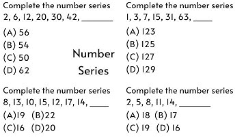Complete the number series2, 6, 12, 20, 30, 42, _____ |PPSC |Math |Urdu/Hindi
