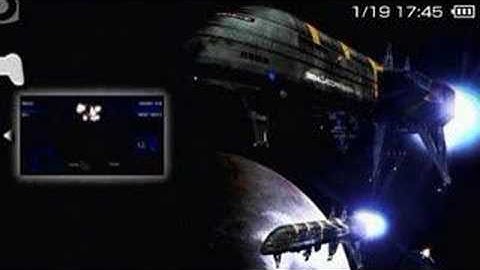 Colony Wars custom PSP menu (PS1 emulator)