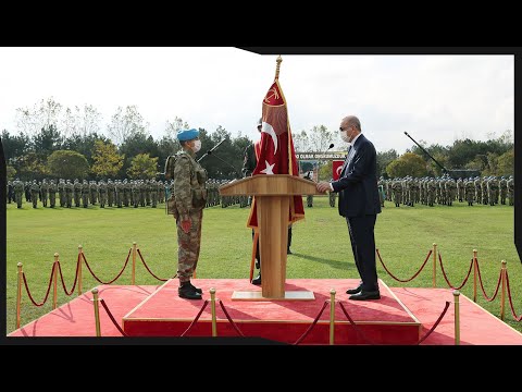 Cumhurbaşkanı Erdoğan, 41. Komando Tugay Komutanlığı Sancak Verme Töreni’ne Katıldı