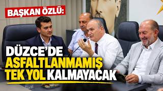 Başkan Özlü, Projeleri Tek Tek Anlattı