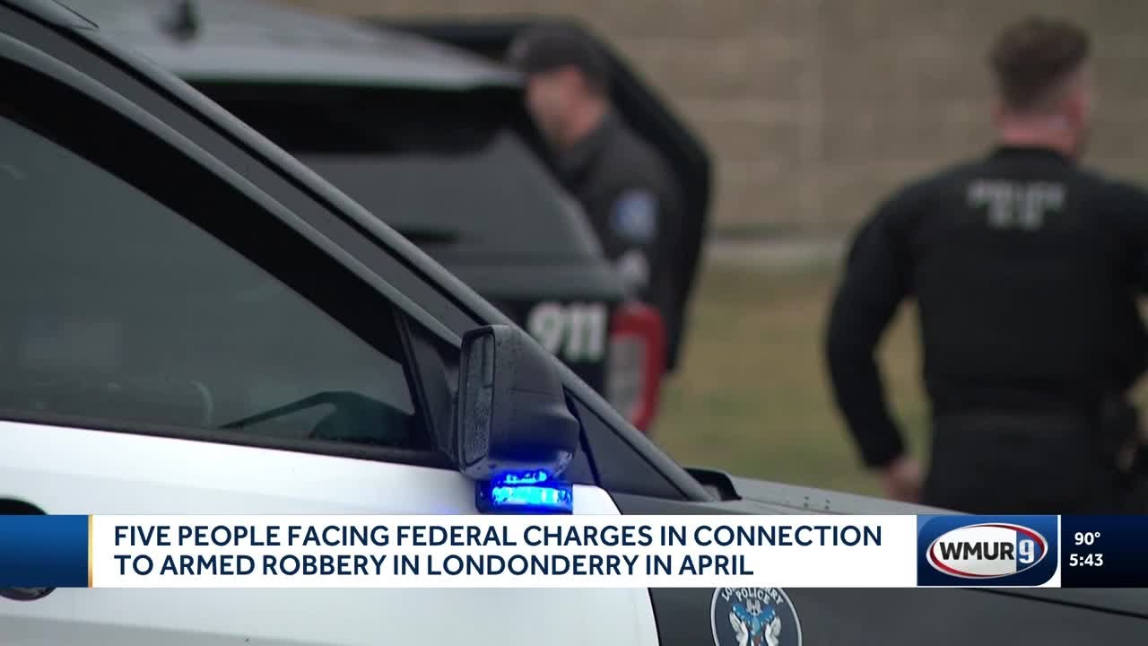 Five people facing federal charges in connection with armed robbery in ...