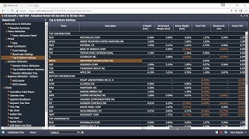 ODIN - Performance & Attribution