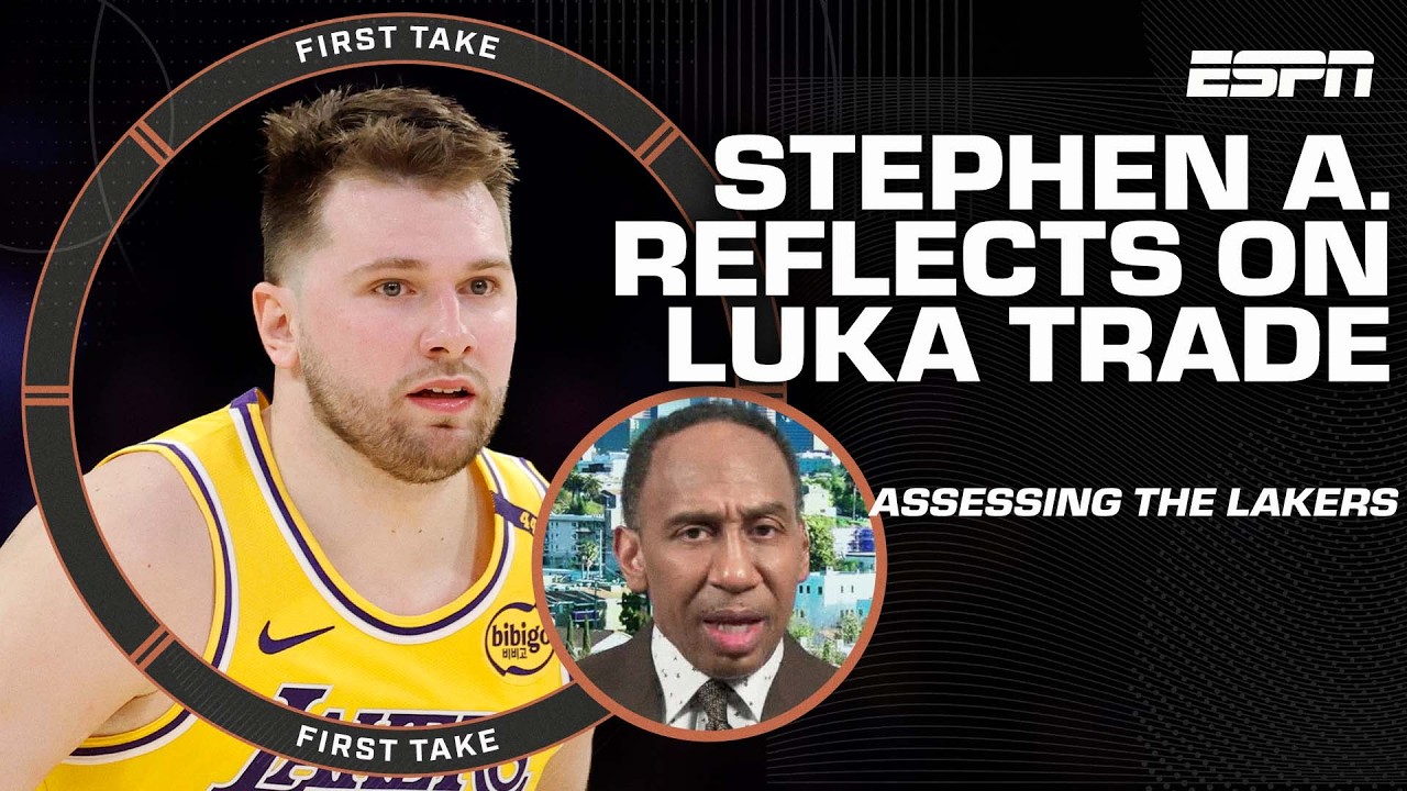 Stephen A.'s assessment of the Lakers after Luka Doncic trade | First Take