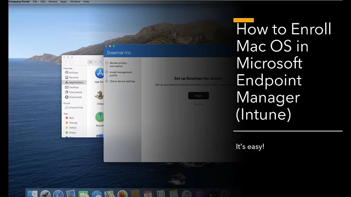 How to Enroll MacOS in Microsoft Endpoint Manager (Intune)