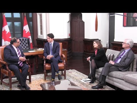 Trudeau sits down