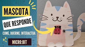 Como hacer PROYECTOS con MICROBIT | Robot TAMAGOTCHI casero - MASCOTA digital para niños