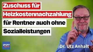 Rente Zuschuss Zur Nebenkosten-Nachzahlung Beantragen Auch Für Rentner