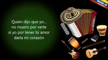 Vivo Por Ti Los Gigantes Del Vallenato Letra