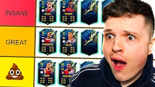 RANKING EVERY EREDIVISIE TOTS ON FIFA 22! | Eredivisie Team of the Season Tier List...