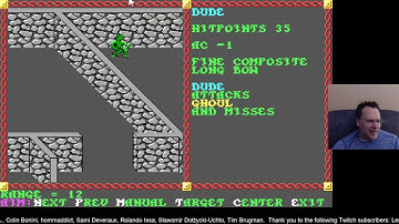 Previous Live Stream of AD&D Pool of Radiance (Iron Man 1 PC/7 NPCs) - Part 4