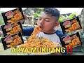 ARYA MUKBANG #2 MIE SEDAP KOREAN SPICY CHICKEN+2 MANGKOK BAKSO! | Mikael Family