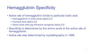 Hemagglutinin Diversity