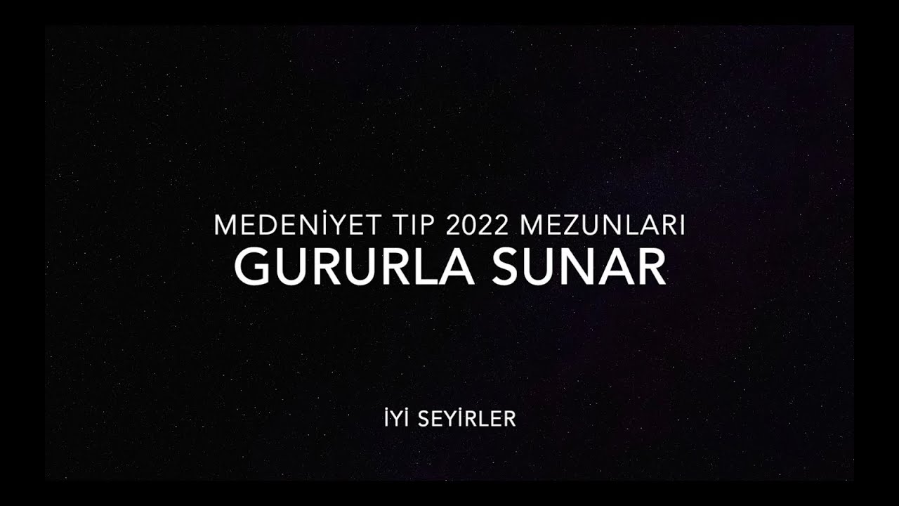 İstanbul Medeniyet Üniversitesi Tıp Fakültesi 2022 Mezunları Hatıra Videosu