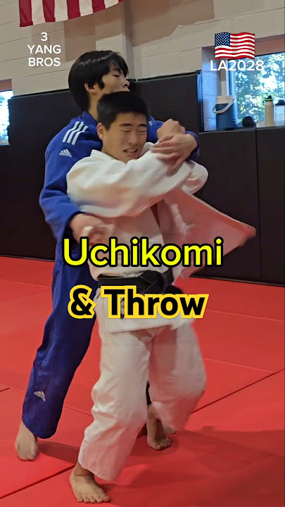 🚀 Uchikomi (repeating) & Throw Drill by Jonathan Yang & Joshua Yang (-60kg) #judo #jiujitsu