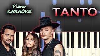 Jesse & Joy & Luis Fonsi - Tanto | KARAOKE Piano / Tutorial / Cover