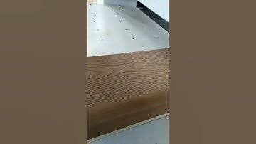 Embossing machine for MDF #embossing #woodworking