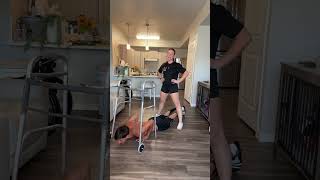 Practing getting up off the floor!🤣#spinalcordinjury