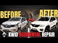 Renault Kwid Accident Repair And Restoration | Accident Car Repairing | GadiRepair  | Bhopal