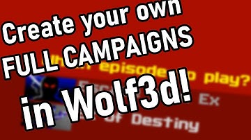 Wolf3d Modding: Mapping for ECWolf Part 2 - CUSTOM EPISODES