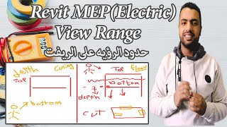 04-Revit Electric View Range||حدود الرؤيه على الريفت
