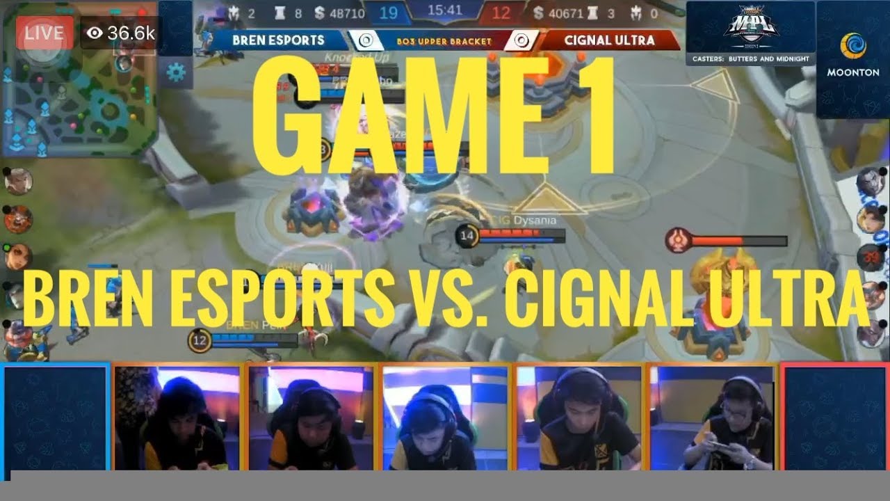 [GAME 1] BREN ESPORTS VS CIGNAL ULTRA, MPL-PH S3 PLAYOFFS | MPL