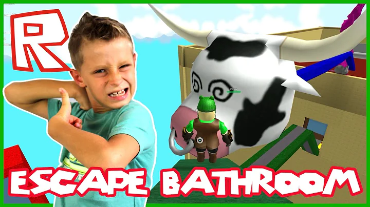Escape Bathroom Obby / Big Cow Head / Roblox